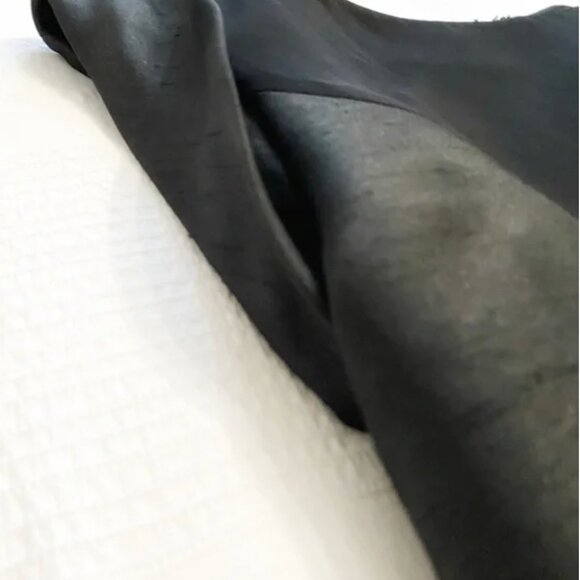 CAMEO BLACK PANELLED SHORT ROLLED SLEEVE SHIFT FORMAL DRESS - S - Picture 8 of 8